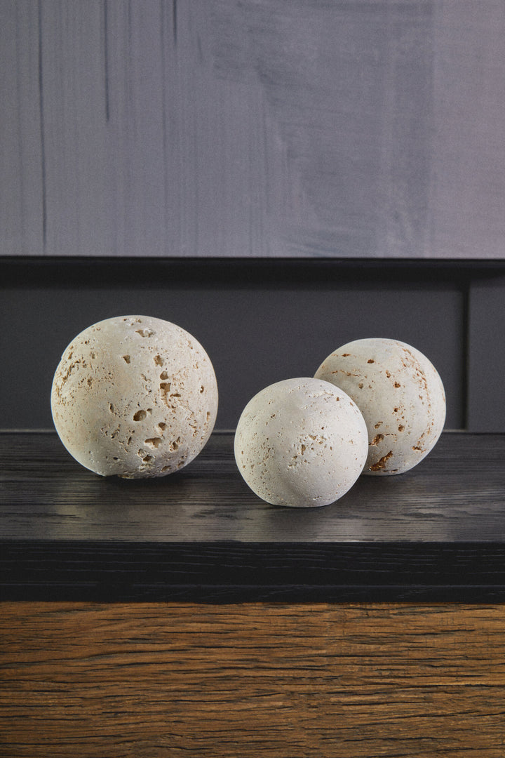 of Set Balls Corvessa Travertine Deco 3