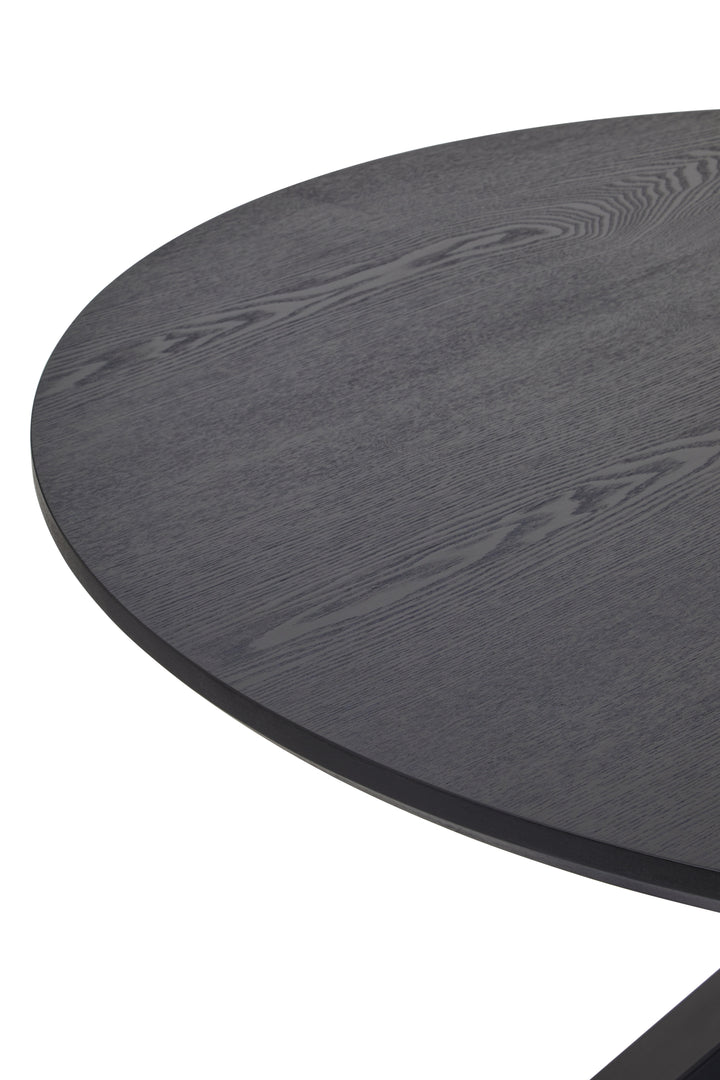 Salford Dining Table with Black Metal Legs