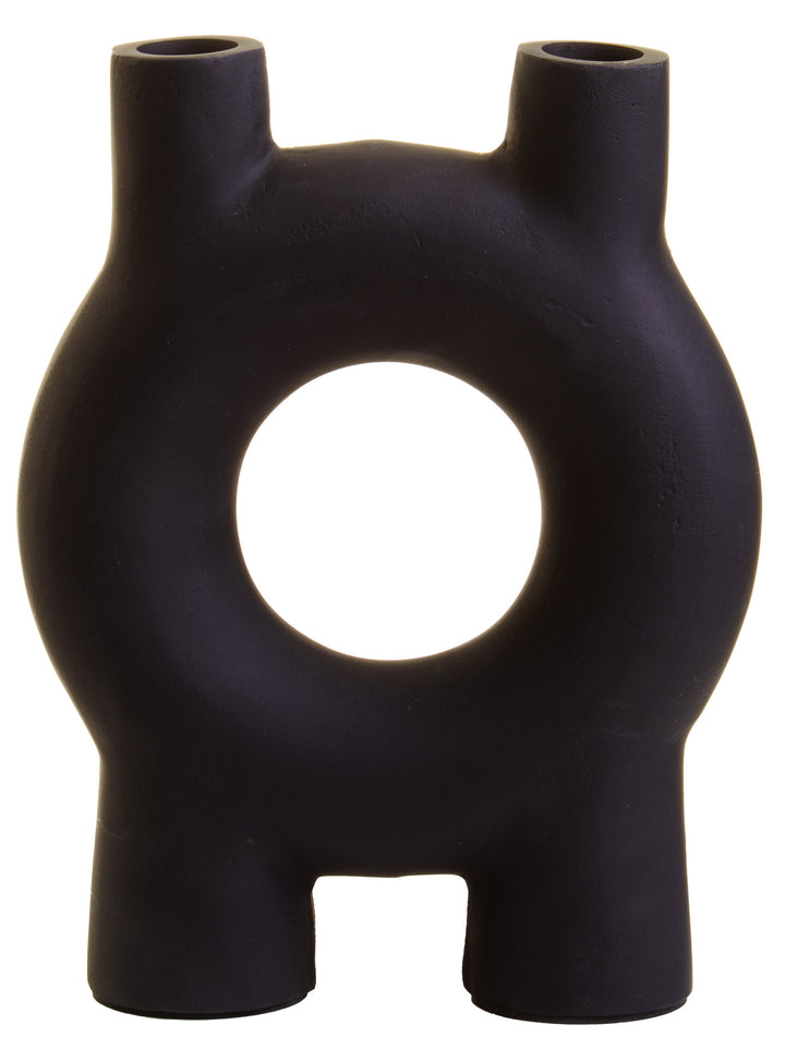 Holder Small Candle Virelia Black