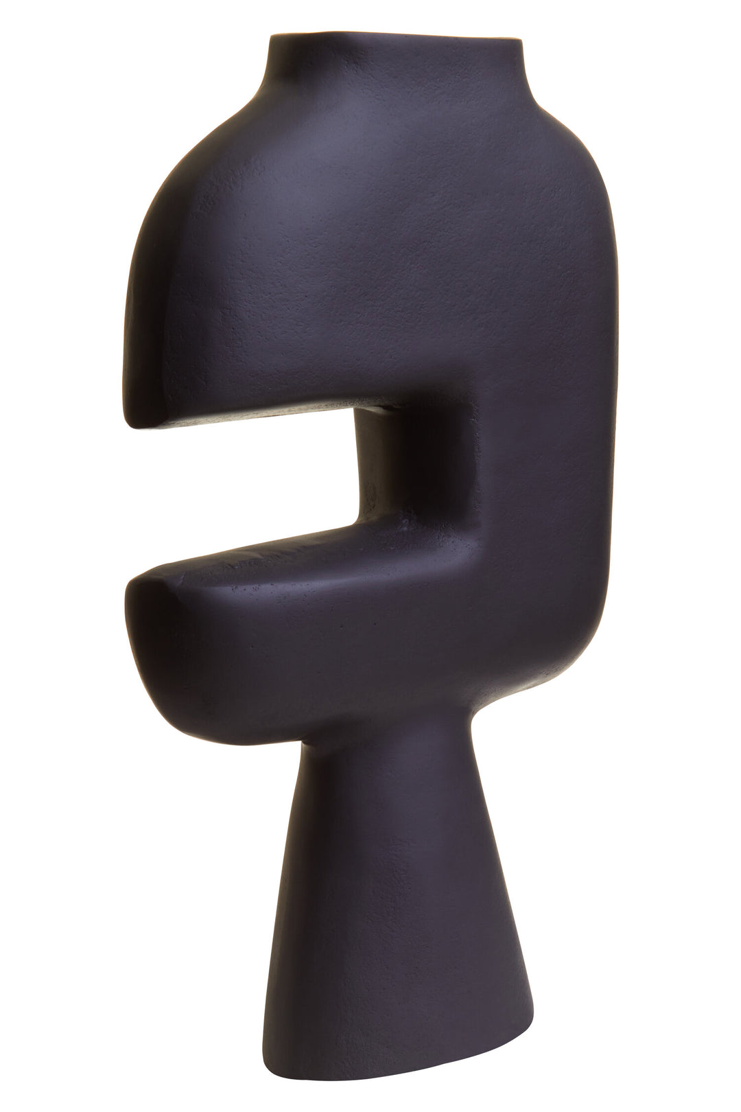 Vase Black Abstract Large Virelia