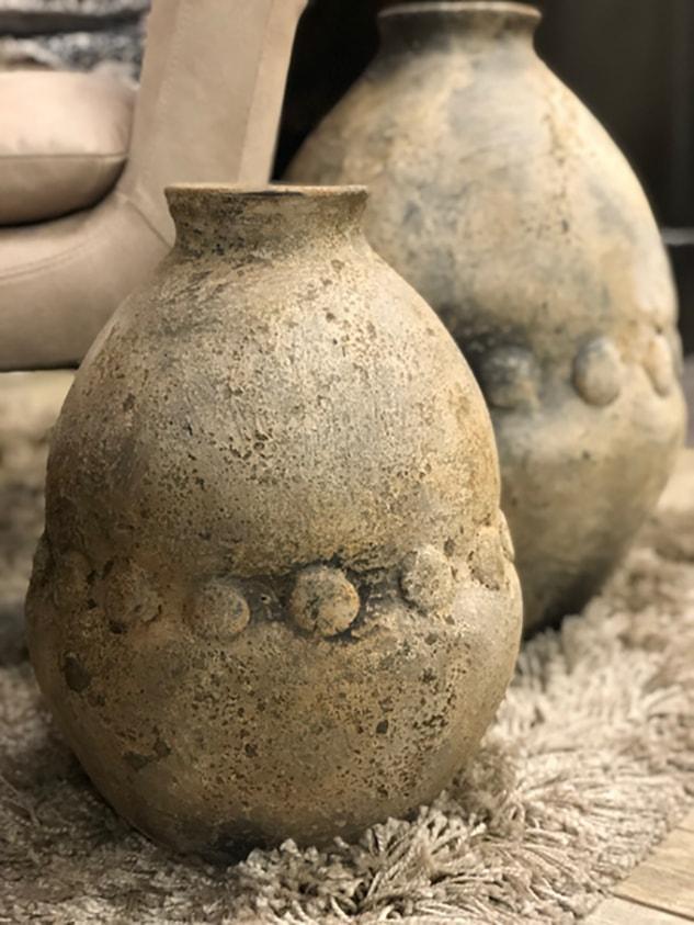 Medium Buttoned Pot - Invar