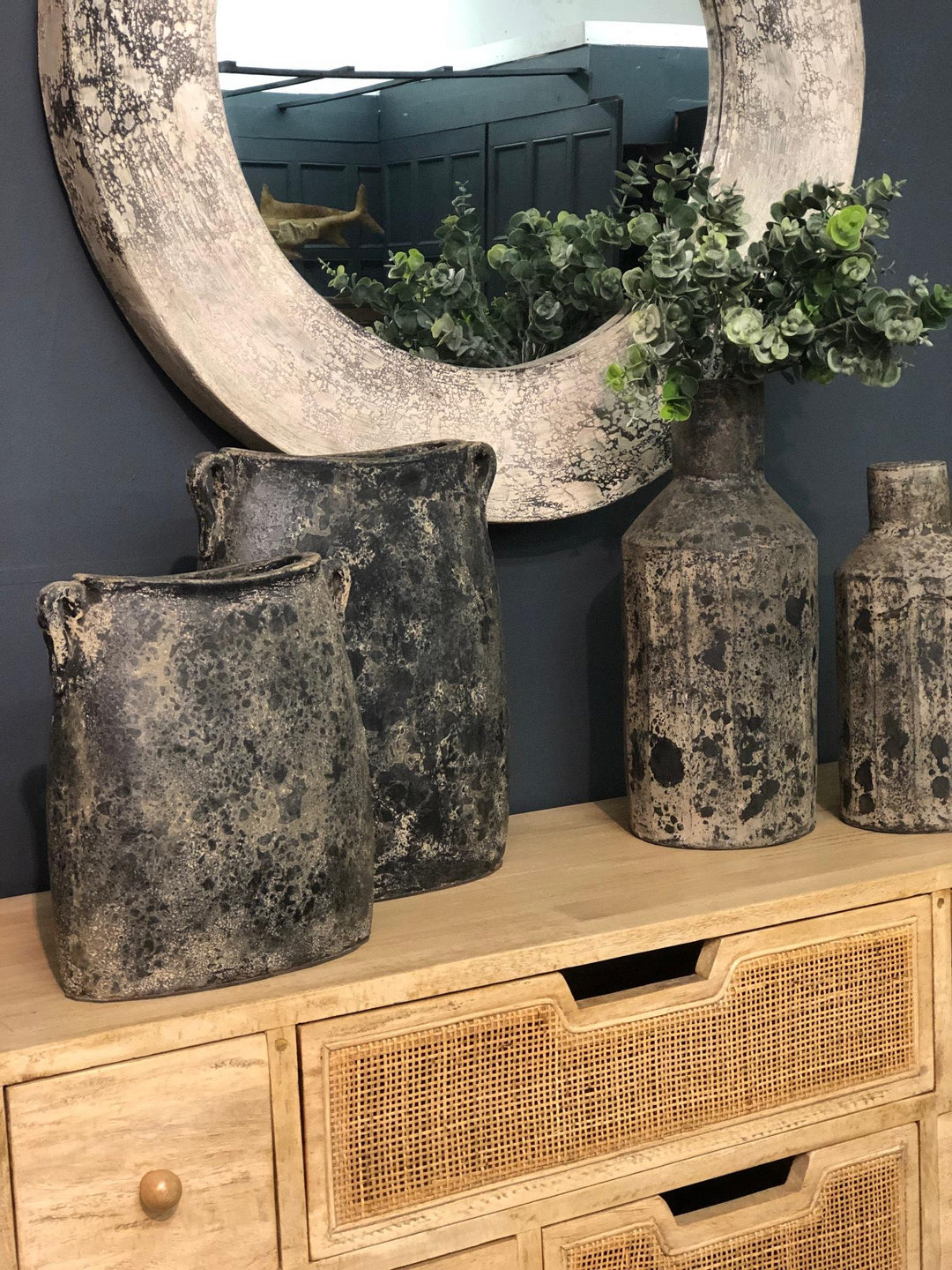 Set of 2 Eliptical Vase - Luvane