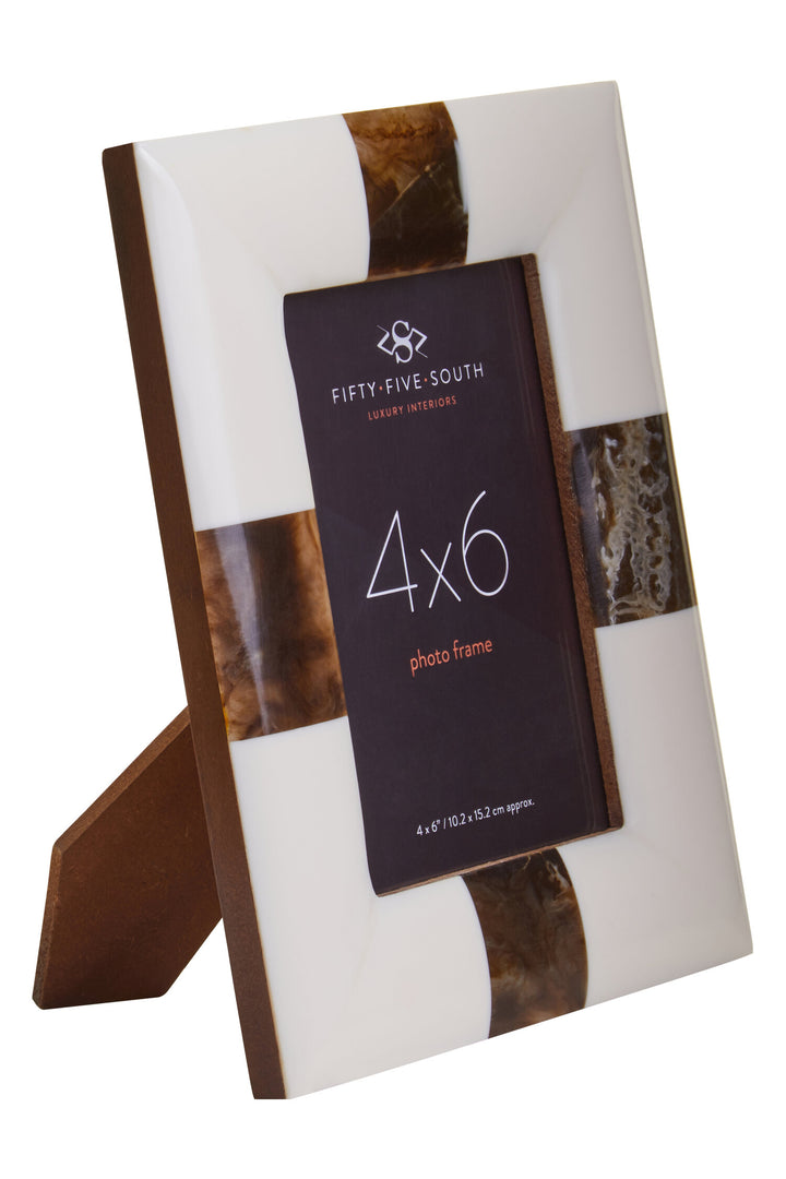 x Frame 6In Finish Sorvane Photo Brown Cream 4In And