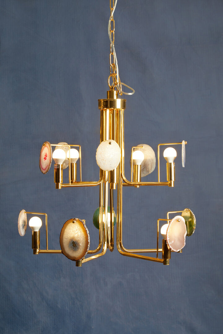 Ravenscroft Agate Ceiling Light – 10 Light