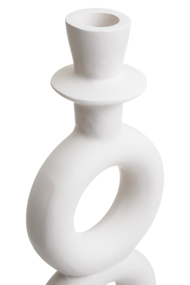 Virelia Cream Large Candle Holder