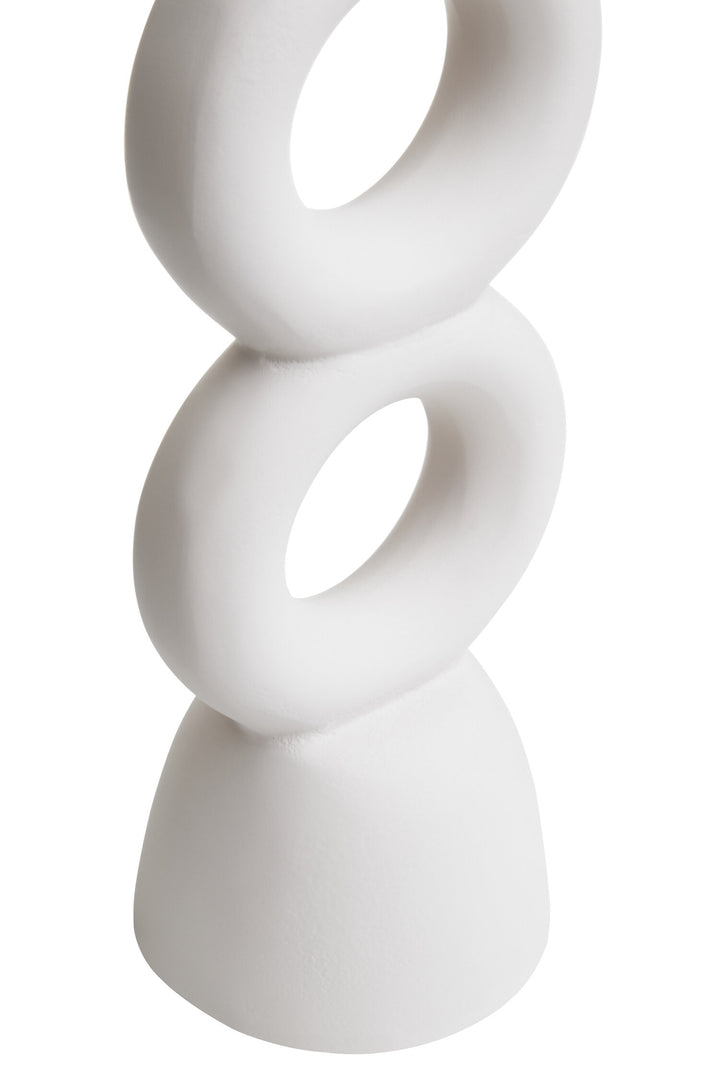 Virelia Cream Large Candle Holder