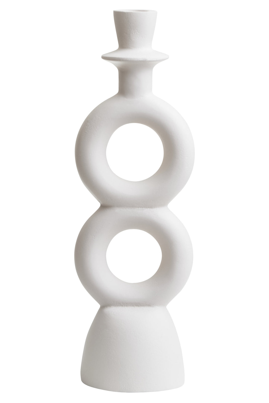 Virelia Cream Large Candle Holder