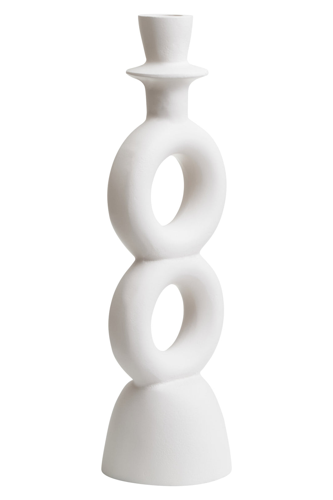 Virelia Cream Large Candle Holder