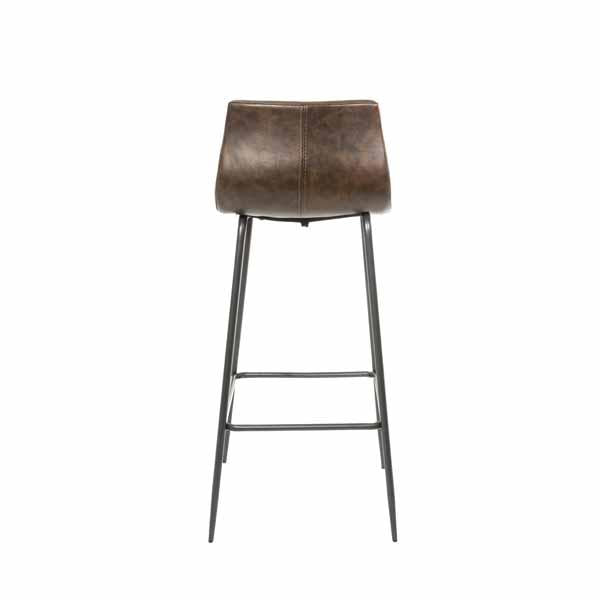 Kavira Barstool Vegan Leather Chestnut SET OF 2