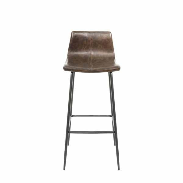 Kavira Barstool Vegan Leather Chestnut SET OF 2