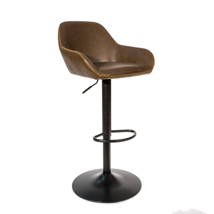 Morvella Gas Lift Barstool Chestnut SET OF 2
