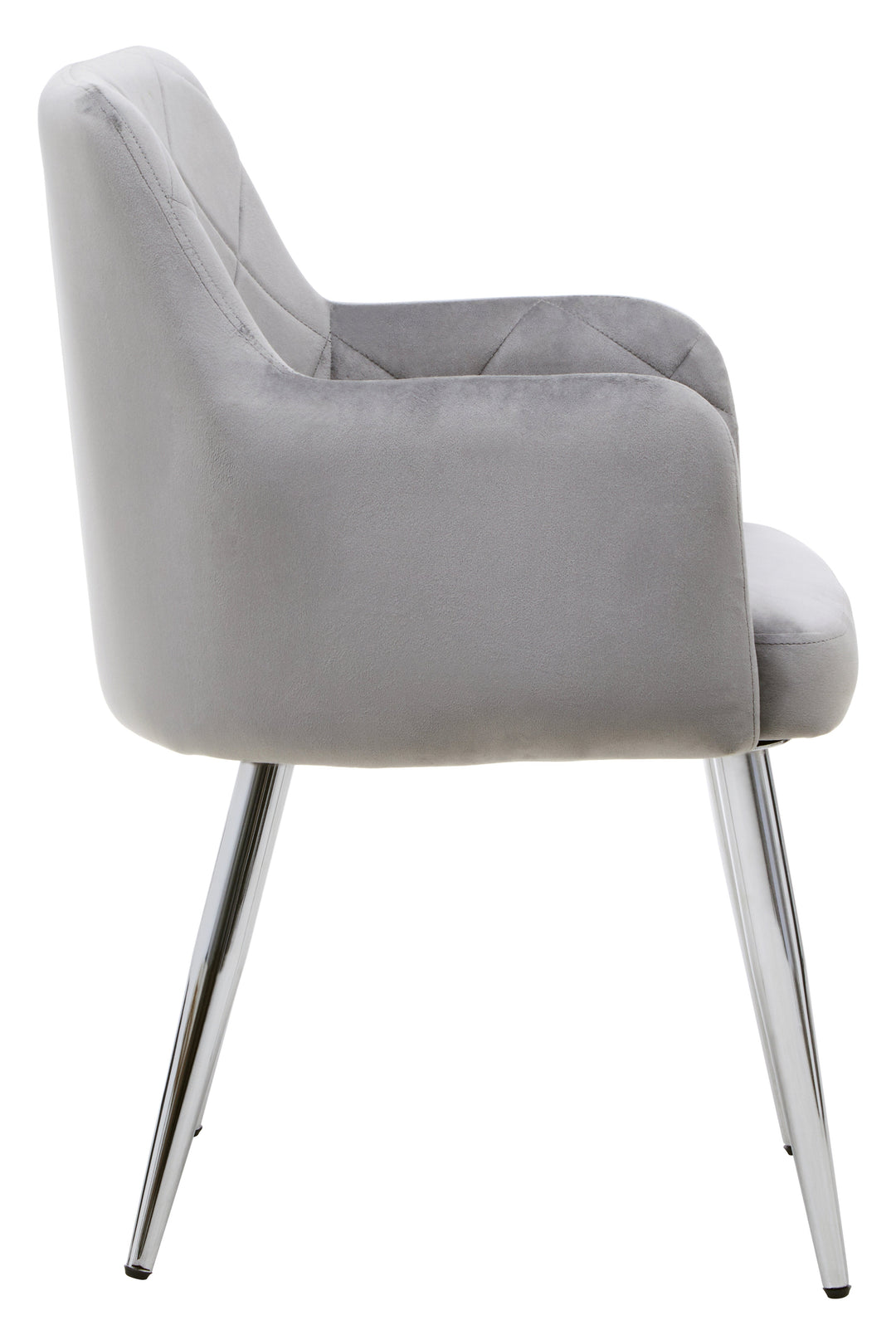 Tamzin Mink Velvet Dining Chair