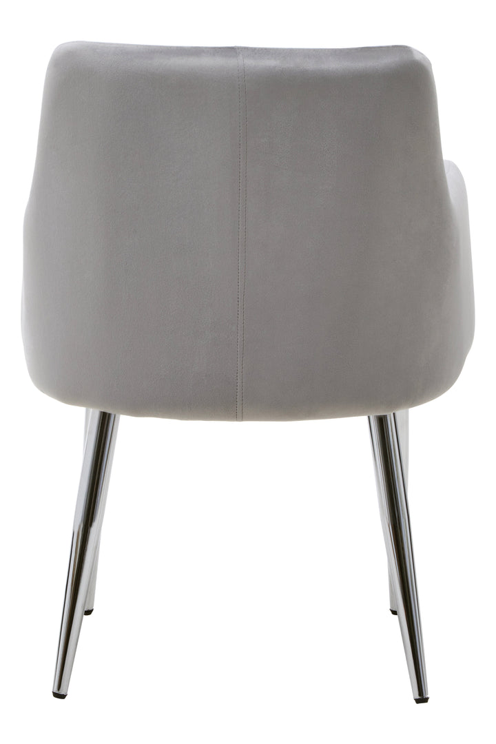 Tamzin Mink Velvet Dining Chair