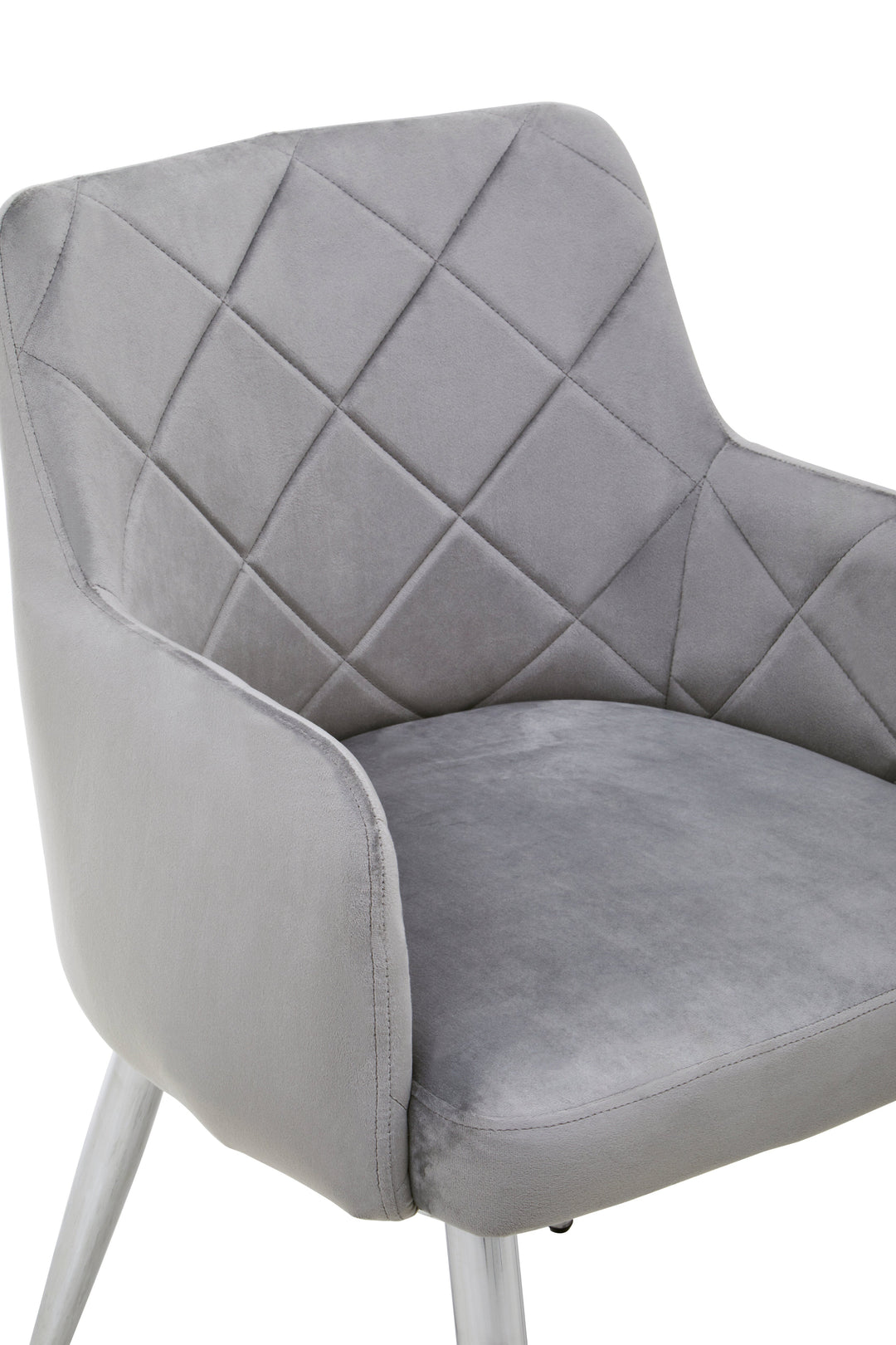 Tamzin Mink Velvet Dining Chair