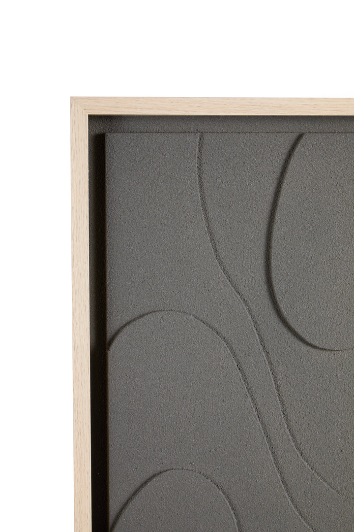 Astratto Green 3D Carved Wood Wall Panel