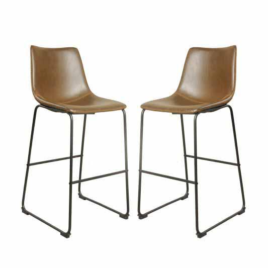 Nevoria Bar Stool Chestnut SET OF 2