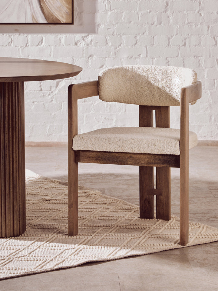 Torello Grey Mango Wood Dining Chair
