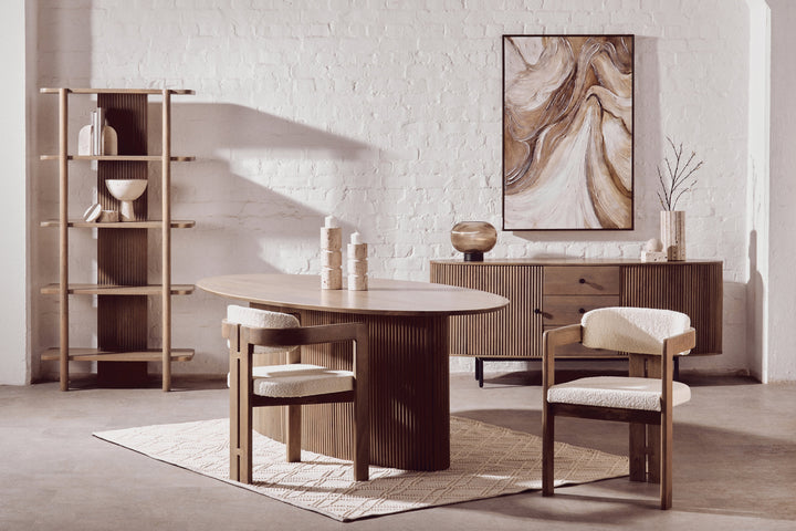 Torello Grey Mango Wood Dining Chair