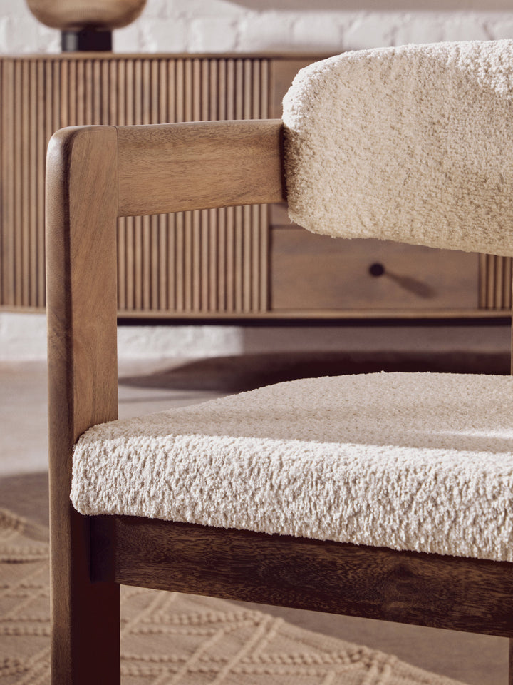Torello Grey Mango Wood Dining Chair