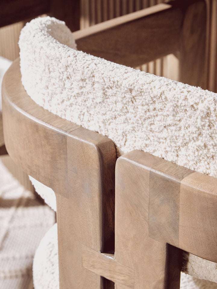 Poise Chair – Grey Mango Wood