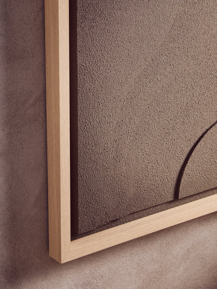 Sundown 3D Carved Wooden Wall Panel – Green Finish