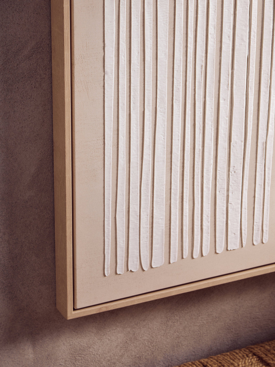 Textured Wall Canvas Sundown Natural Art