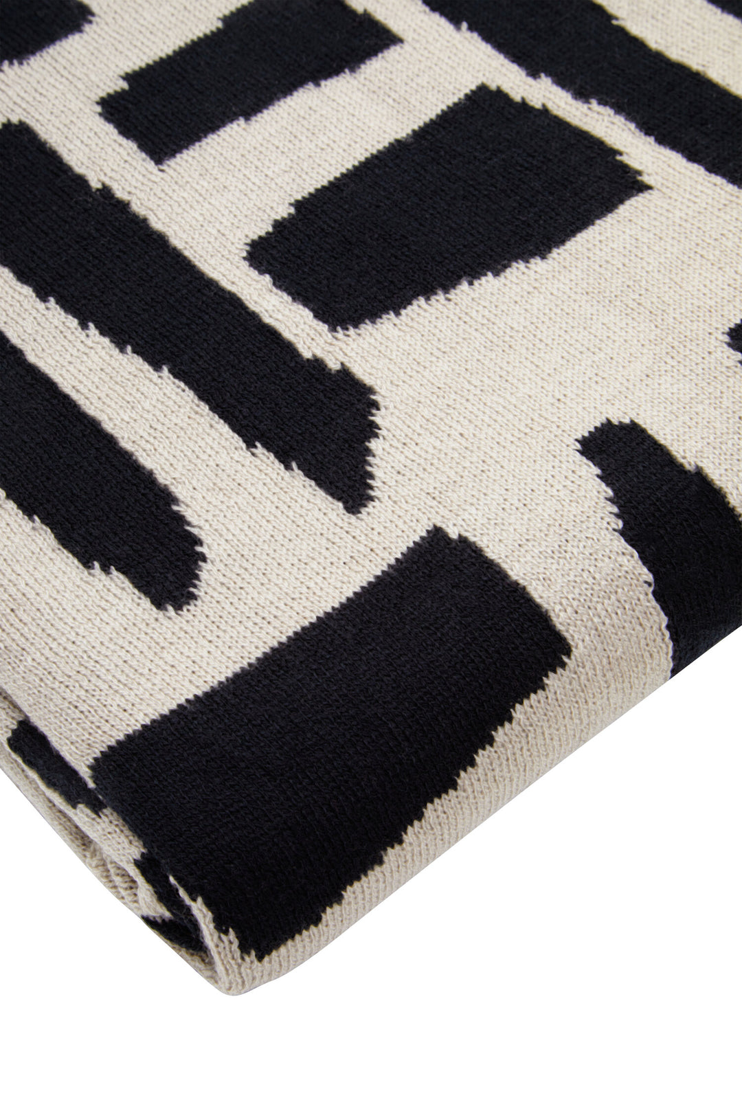 Natural And Black Throw Ozella Oakridge