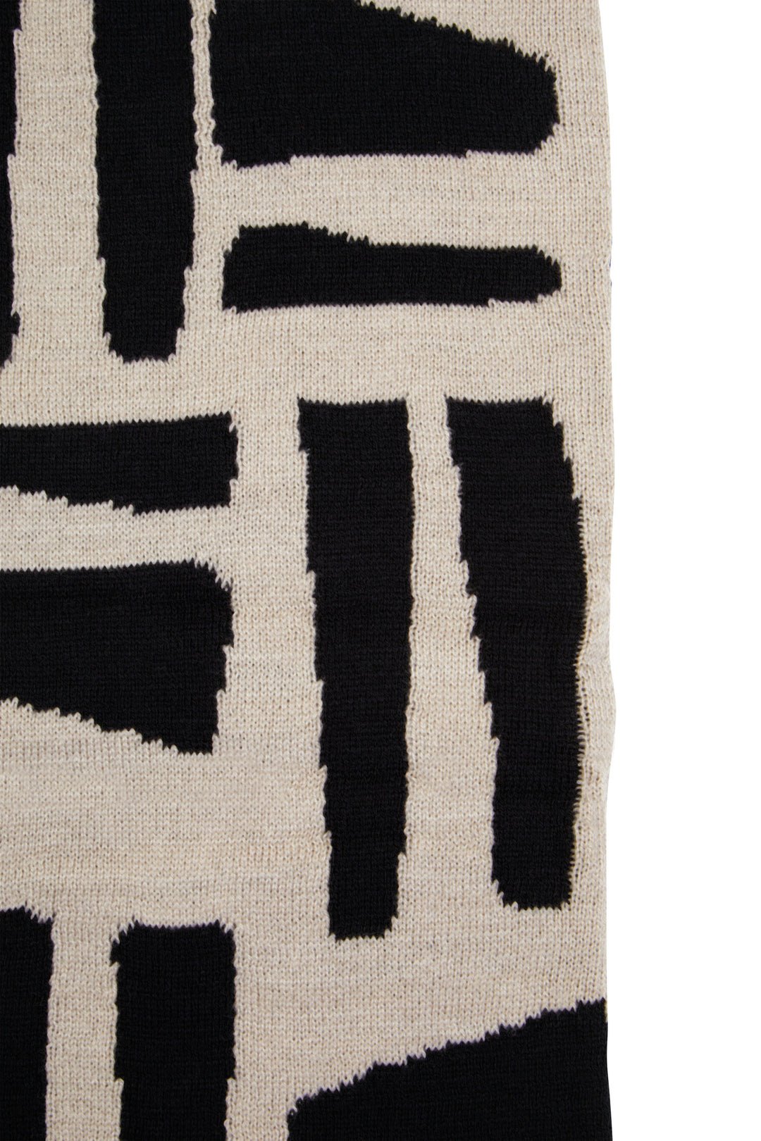 Natural And Black Throw Ozella Oakridge