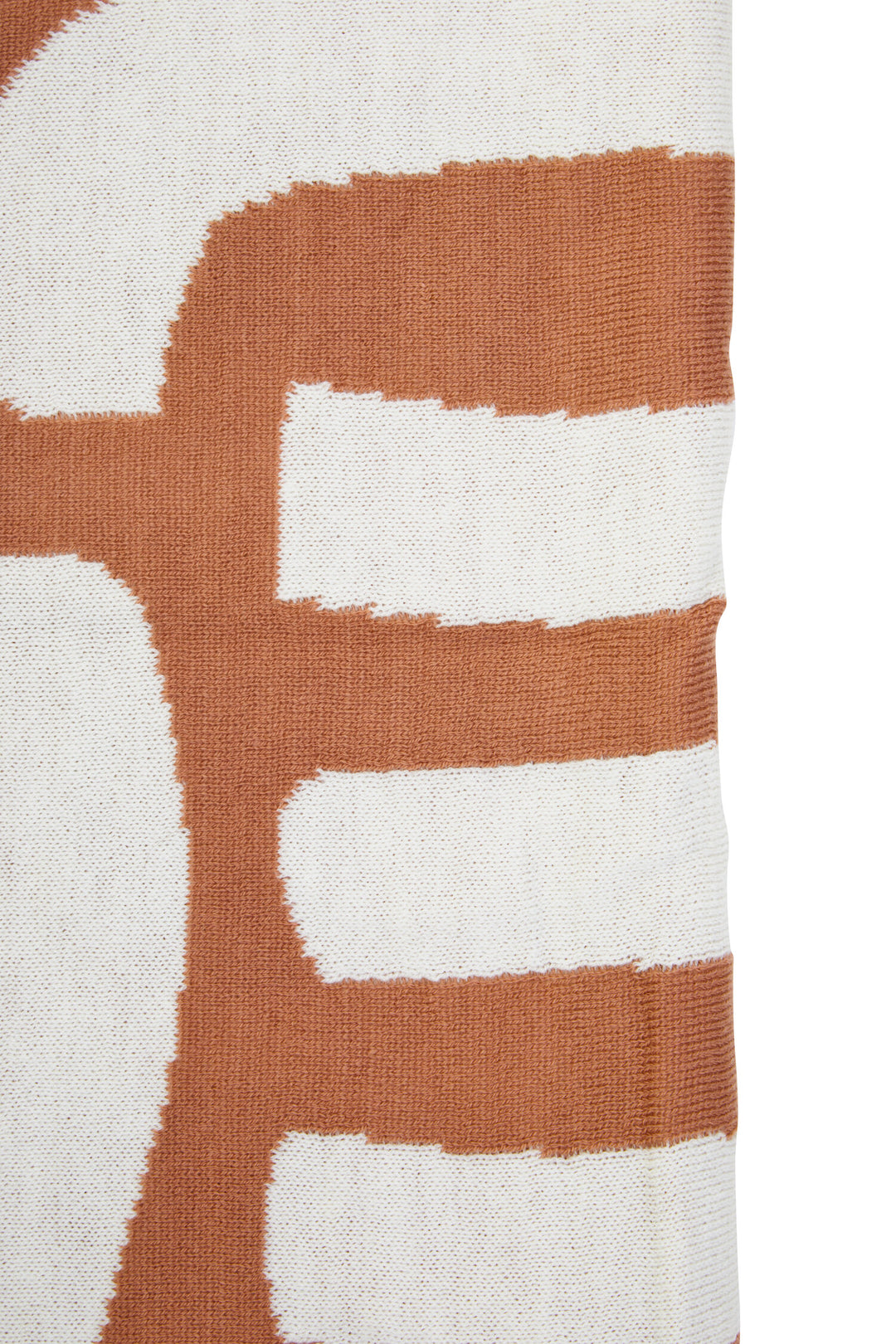 Oakridge Terracotta Ozella Throw Natural And