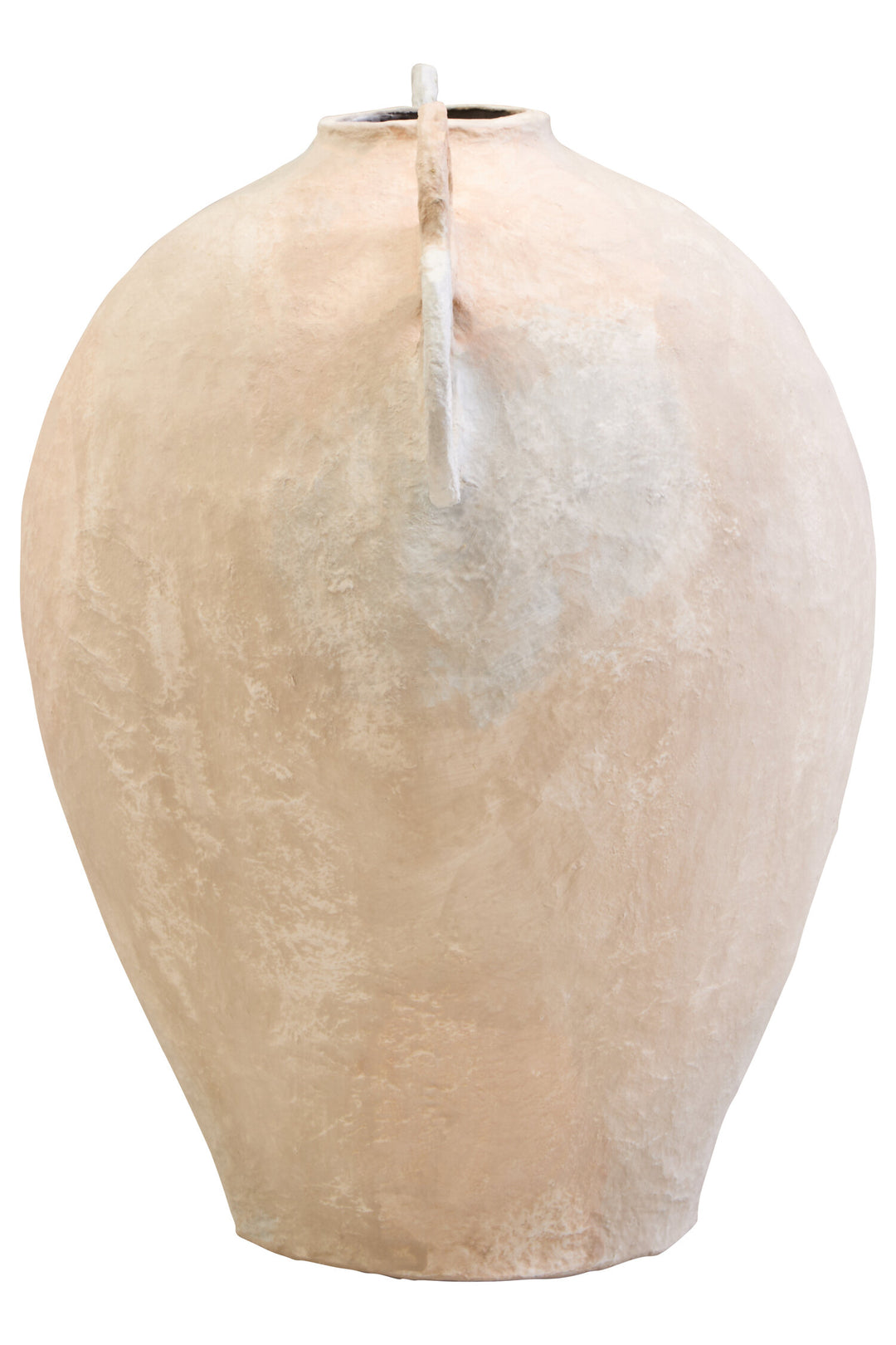 Ravessa Vase Mache With Decorative Large Handles Cotton