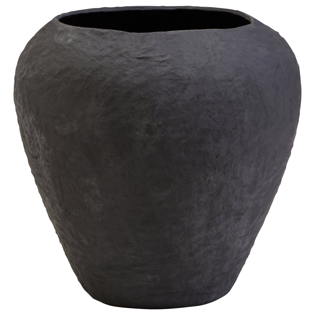 Planter Cotton Large Ravessa Black Mache