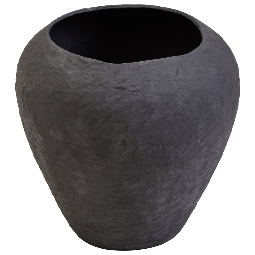 Planter Cotton Large Ravessa Black Mache