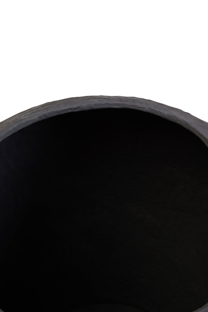 Planter Cotton Large Ravessa Black Mache