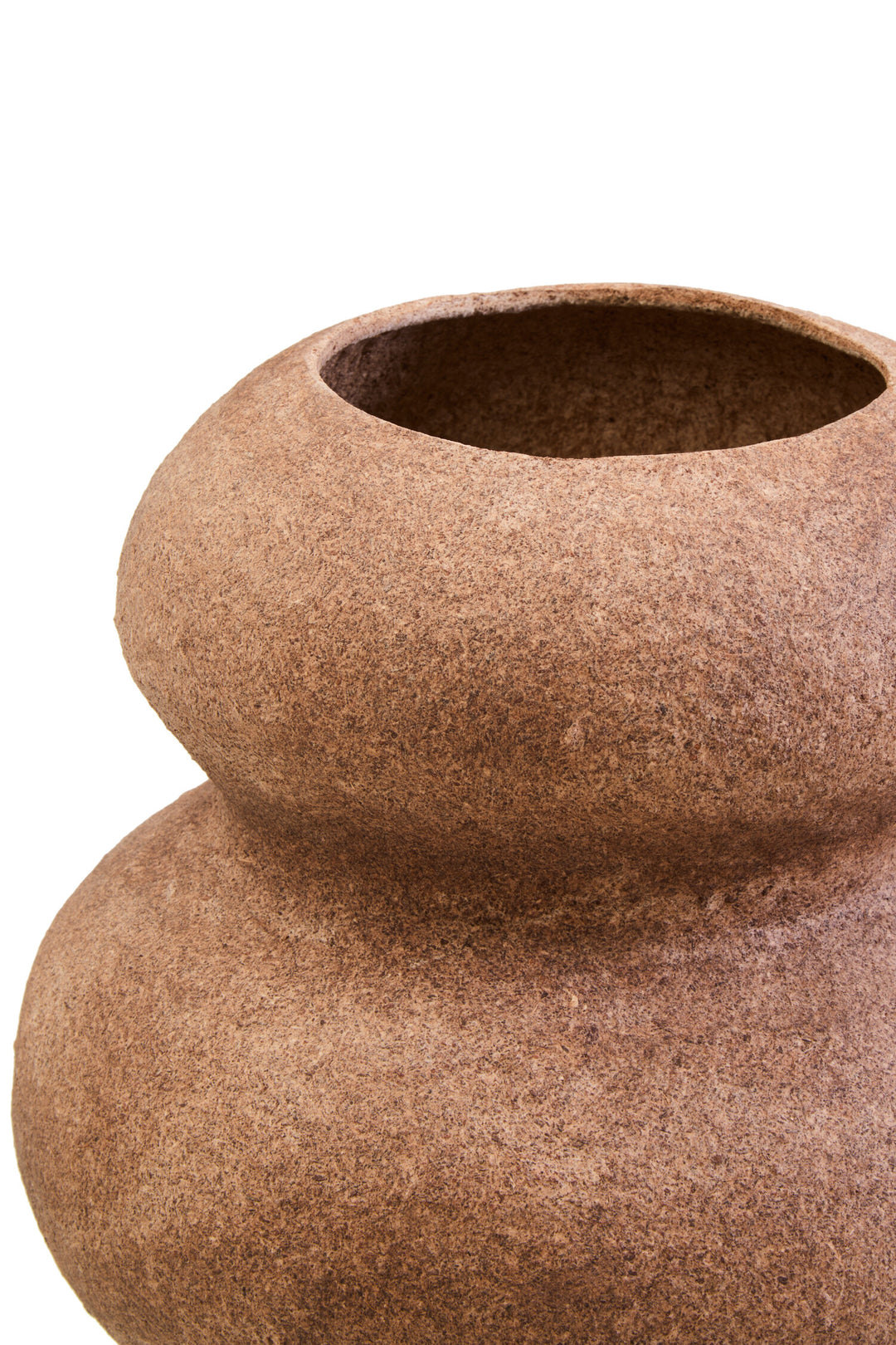 and Cotton Shell Coco Ravessa Bubble Mache Vase