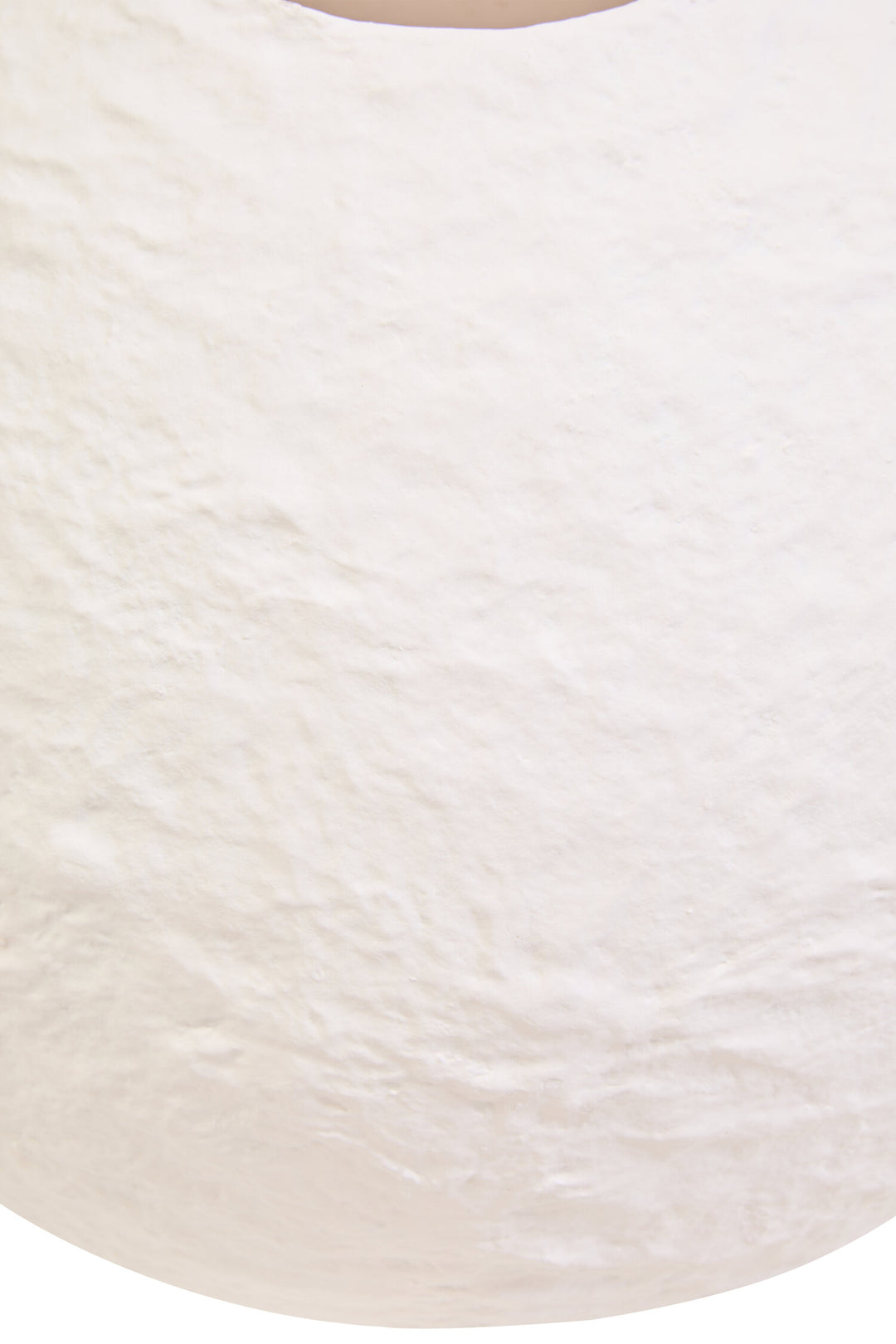 Mache Ravessa Vase White Round Small Cotton