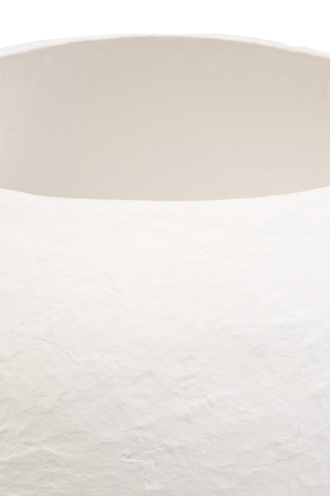 White Cotton Large Planter Mache Ravessa