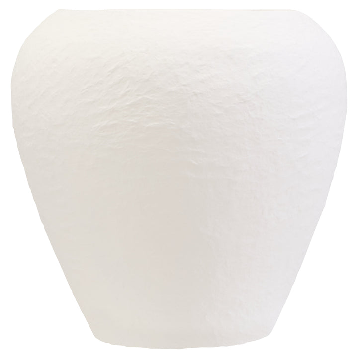 White Cotton Large Planter Mache Ravessa