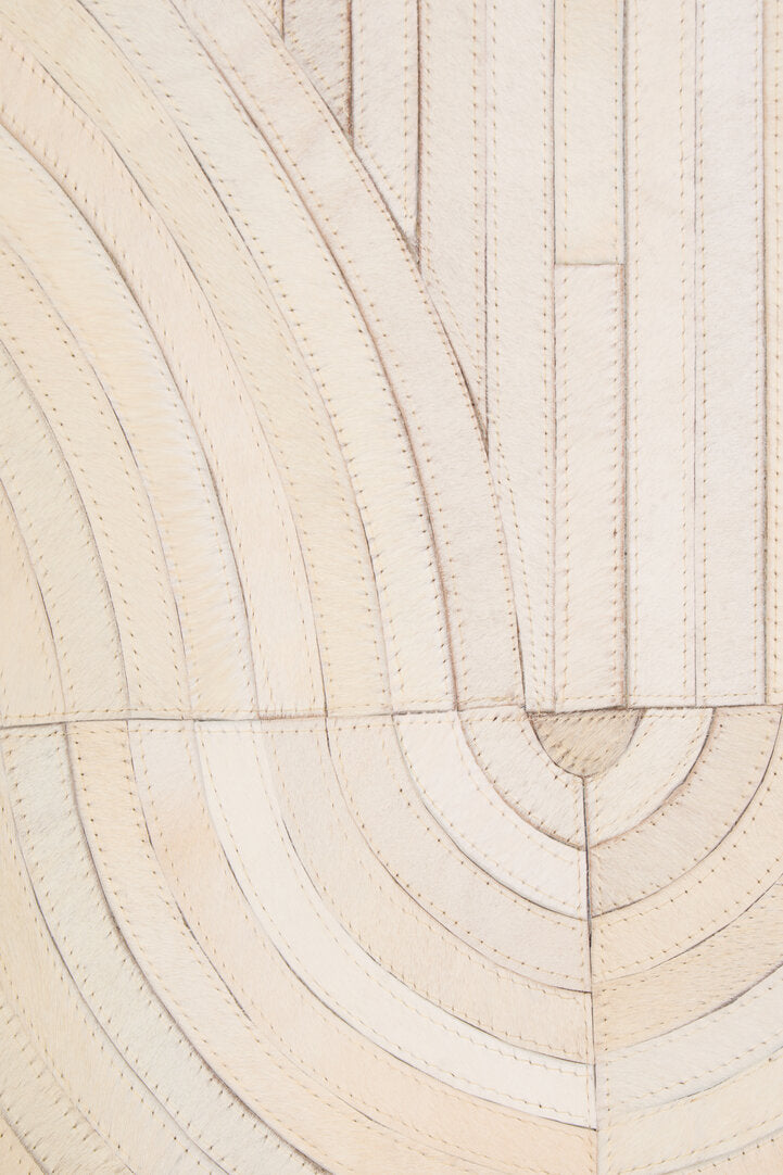 Oakridge Safira Hair-On-Leather Rug – Natural (Small)