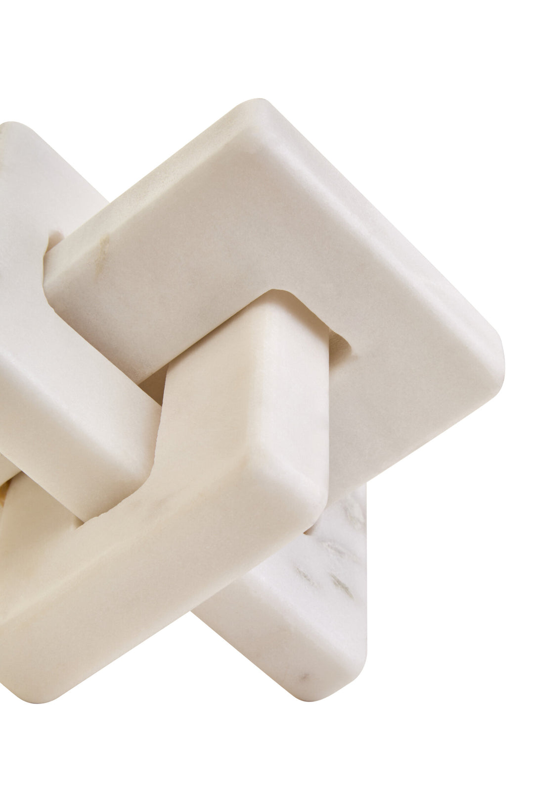 Cove Knot White Sculpture Marble