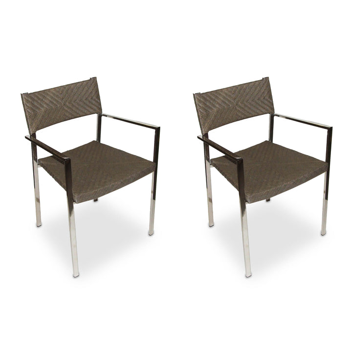 Raffia Dining Chairs – Set of Two