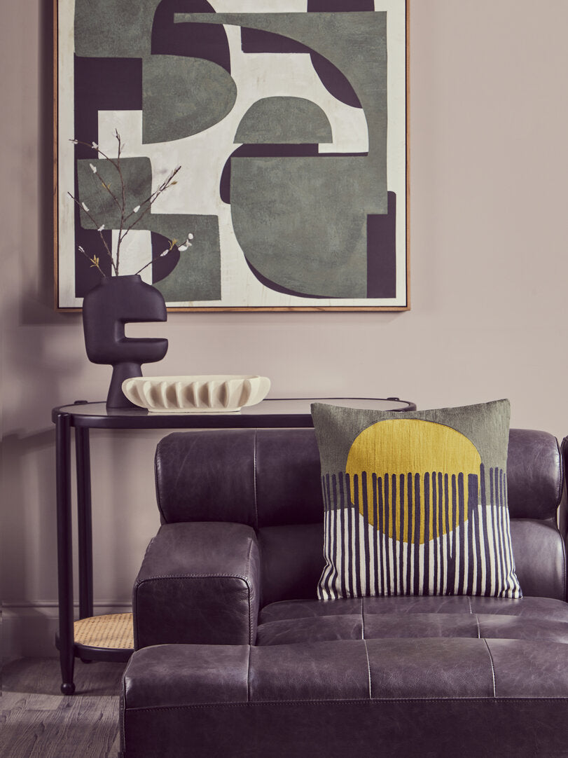 Greyholt Leather Chaise Lounger – Right-Facing