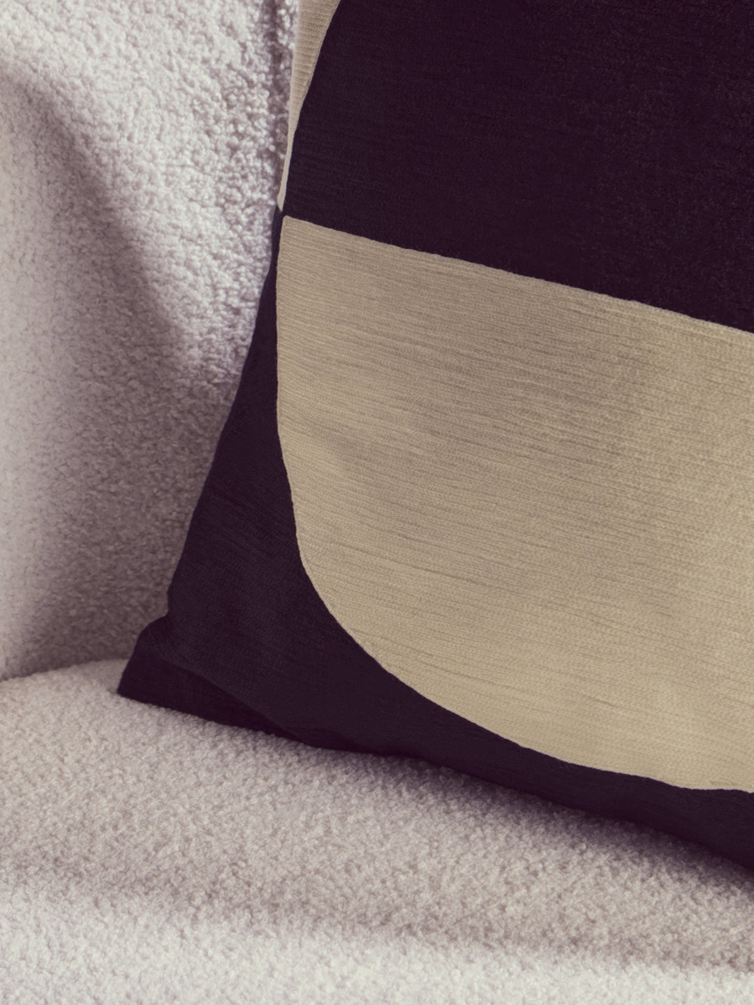 Yazmin Two-Seater Sofa with Black Legs
