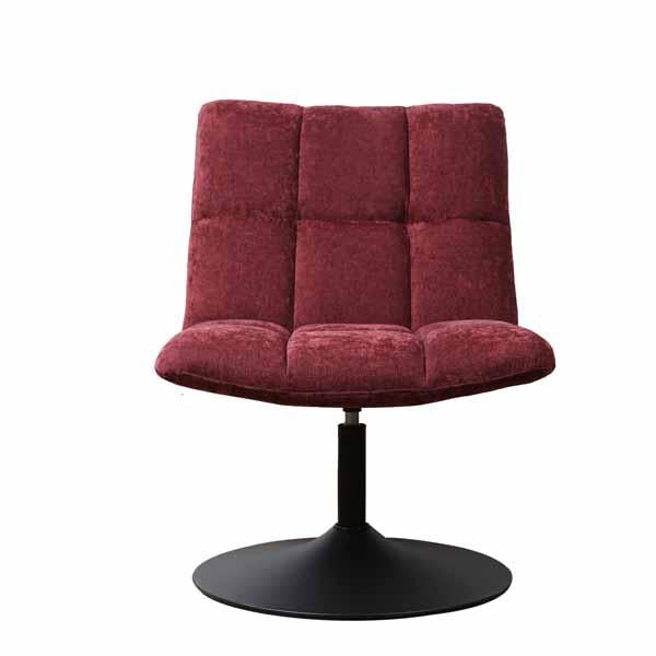 Ulvoria Swivel Chair Chenille Berry