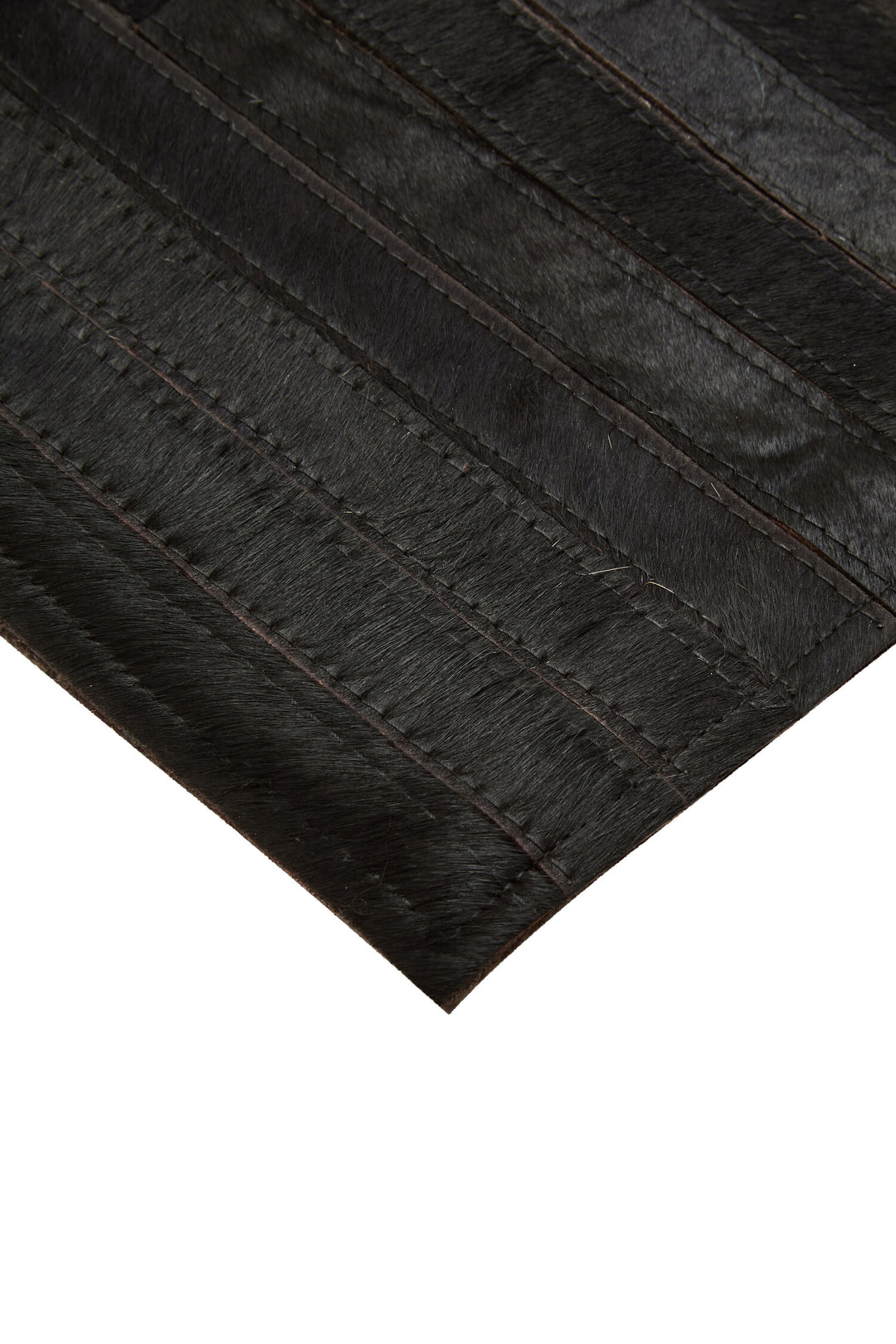 Leather Oakridge Abstract Safira Hair Rug On Small