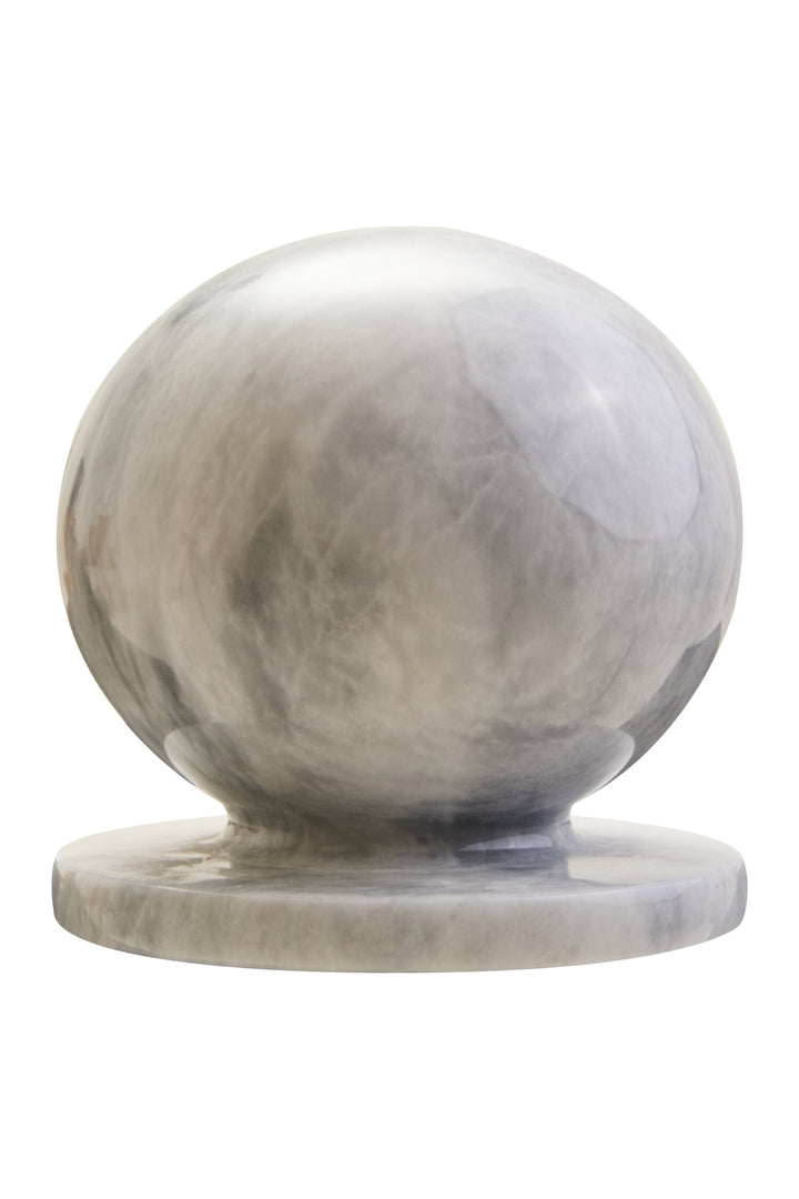 Marble Calvion White Ball Sculpture