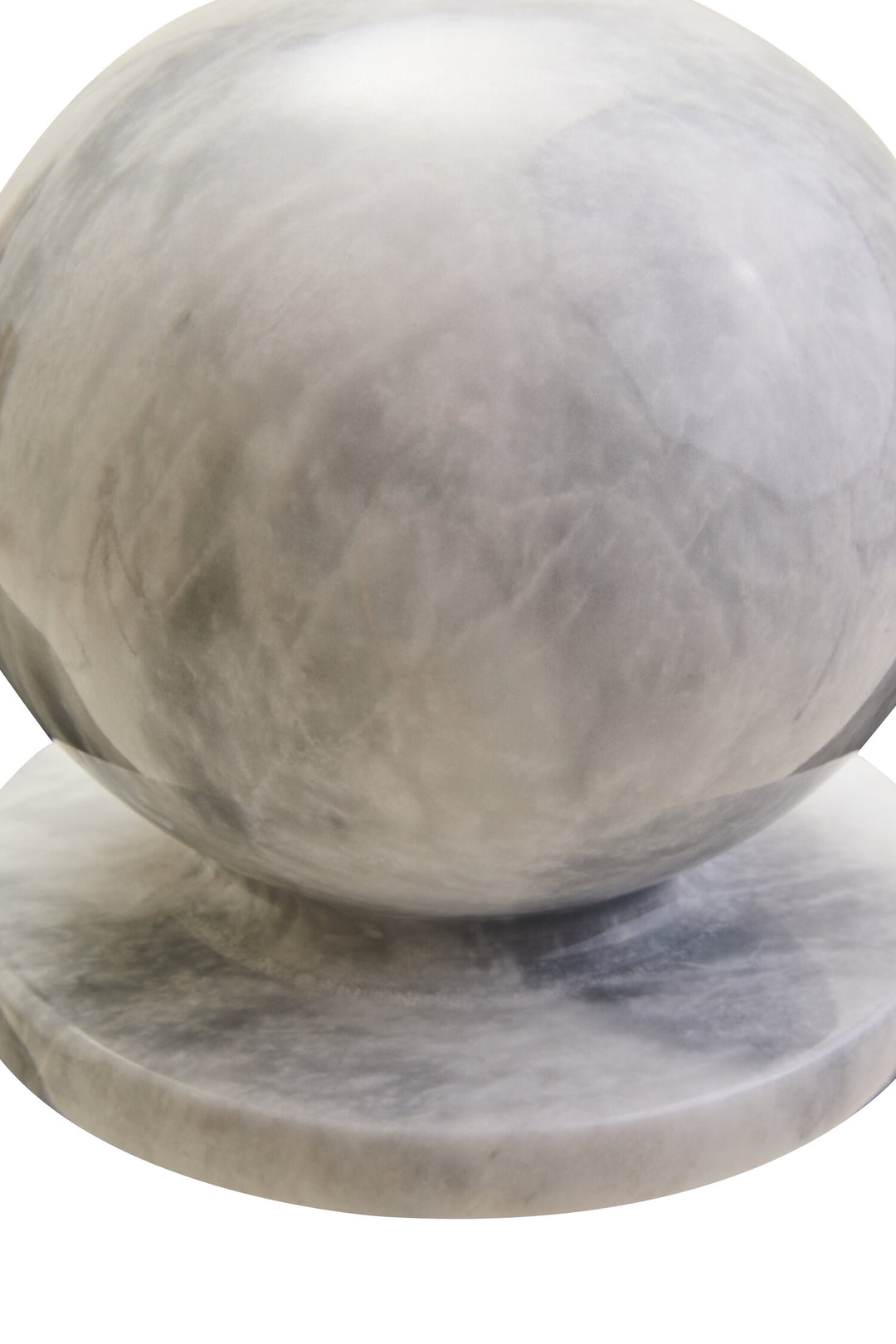 Marble Calvion White Ball Sculpture