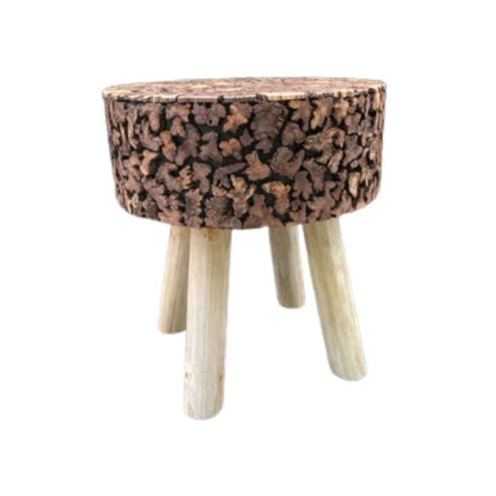 Morvane Round Stool - Resin Top