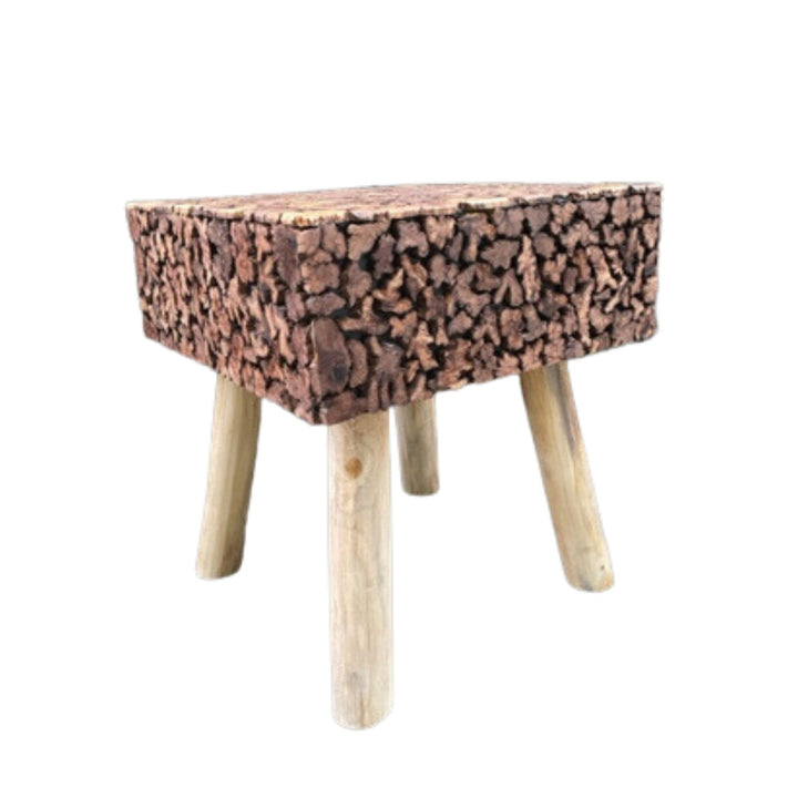 Morvane Square StoolResin Top