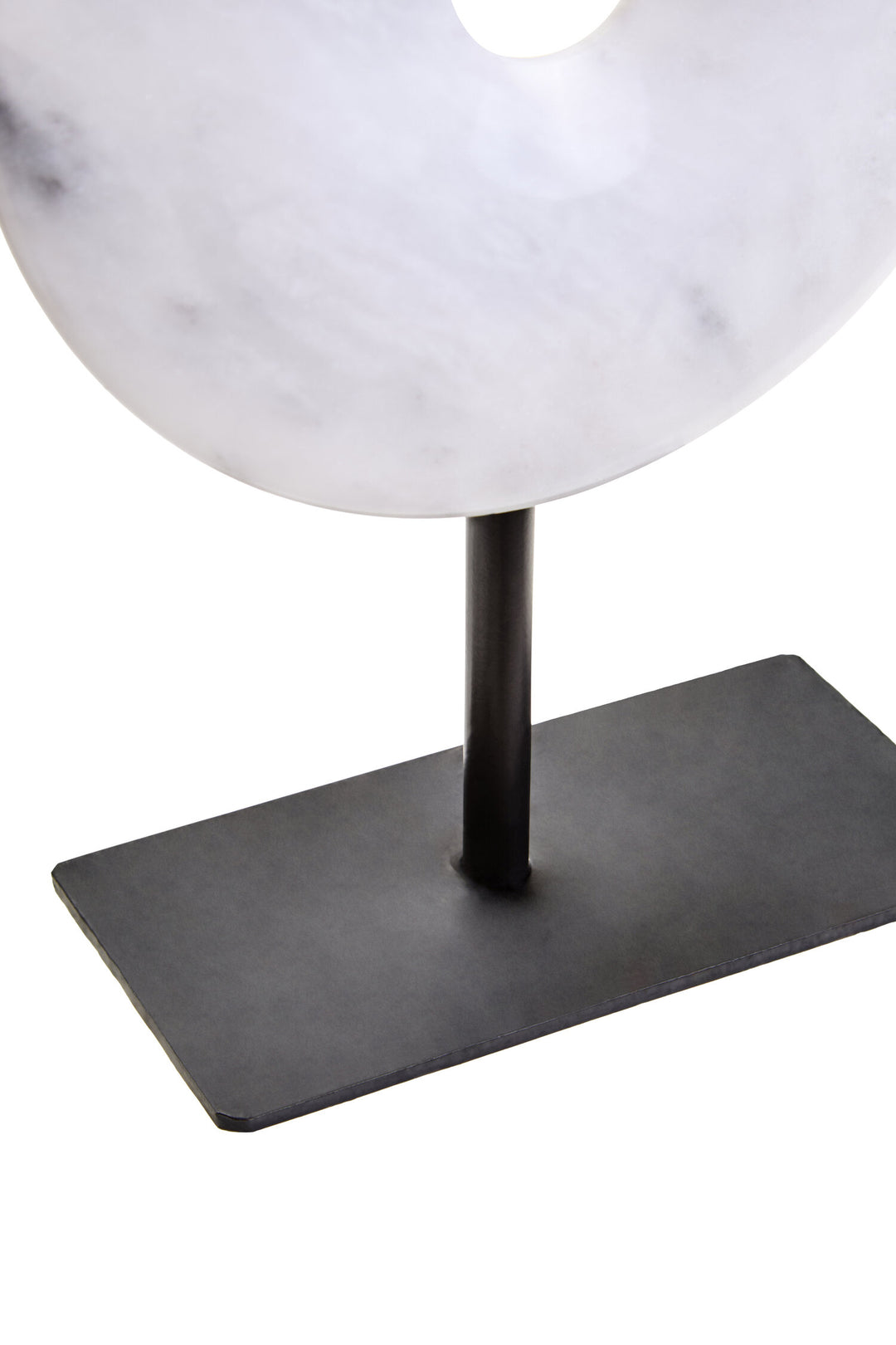 15cm Extra Sculpture Grey Marble Dia Calvion Disc Round Small