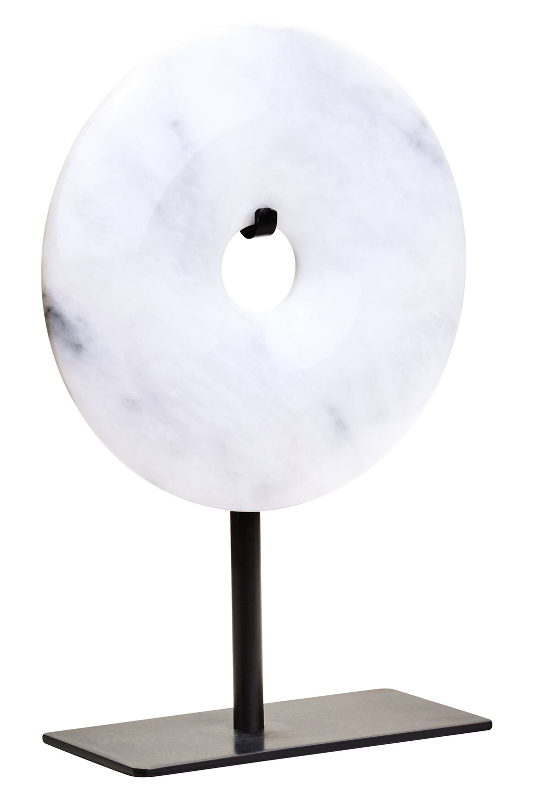 15cm Extra Sculpture Grey Marble Dia Calvion Disc Round Small